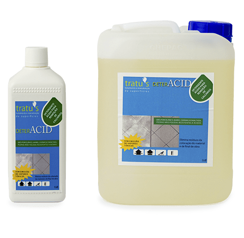 DETERACID - detergente desincrustante ácido para pavimentos