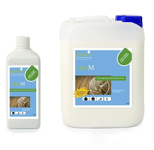 CERA M - cera para acabamento para pavimentos