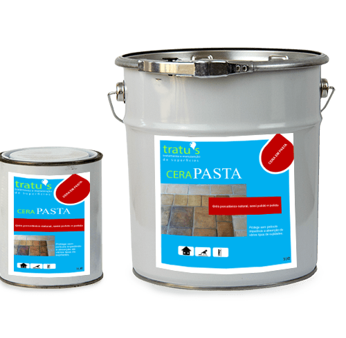 CERAPASTA - cera ideal destinada á proteção de superfícies de barro
