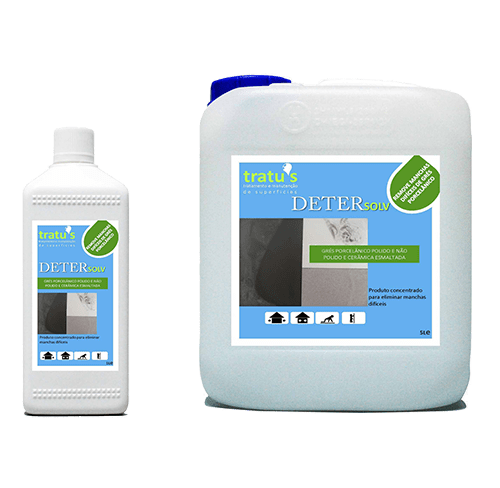 DETERSOLV - detergente de base ácida e solvente para manchas e ceras