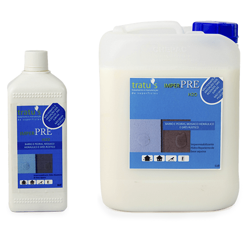 IMPERPRE H2O - hidrorrepelente sem película para aplicar em materiais porosos