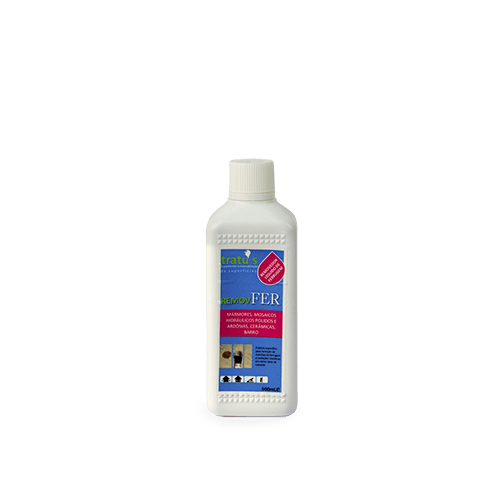 REMOVFER - produto líquido para a remoção de ferrugem em cerâmica